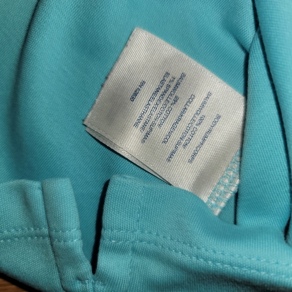 Lands' End teal Polo Shirt x-small - Picture 5 of 9
